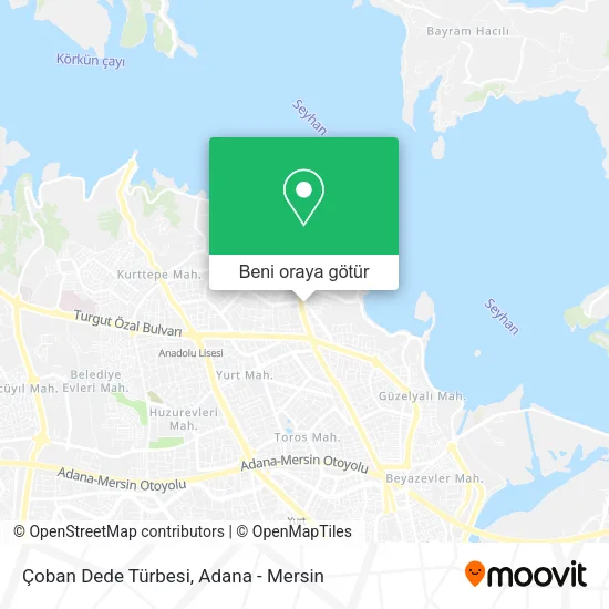 Çoban Dede Türbesi harita