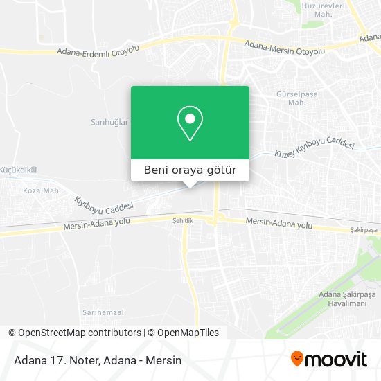 Adana 17. Noter harita