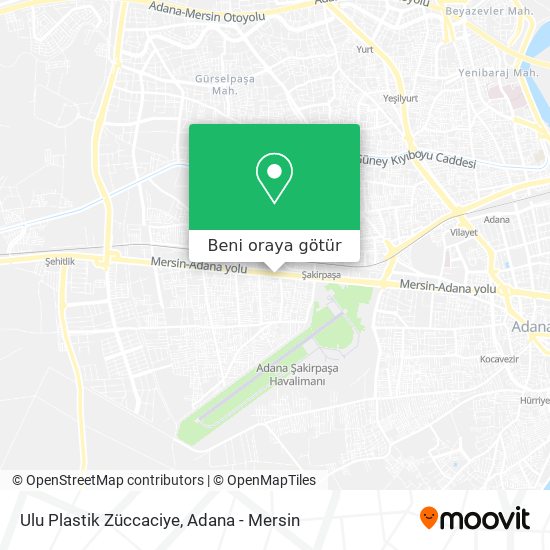 Ulu Plastik Züccaciye harita