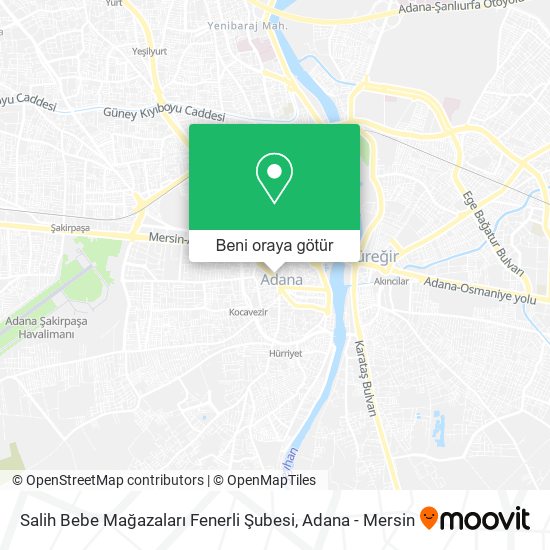 Salih Bebe Mağazaları Fenerli Şubesi harita