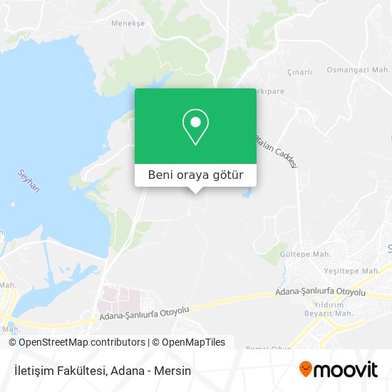 İletişim Fakültesi harita