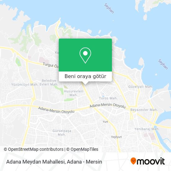 Adana Meydan Mahallesi harita
