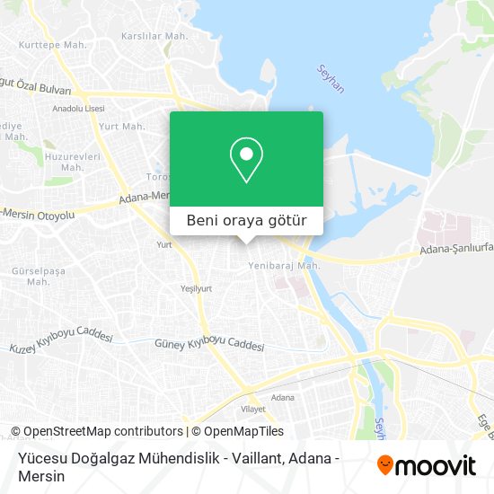 Yücesu Doğalgaz Mühendislik - Vaillant harita