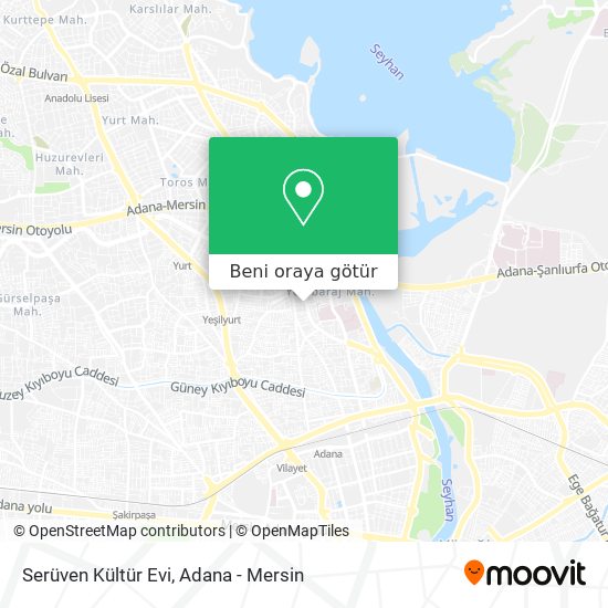 Serüven Kültür Evi harita