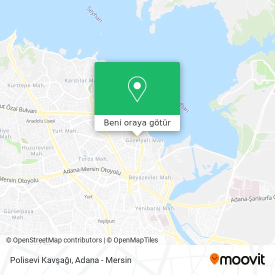 Polisevi Kavşağı harita