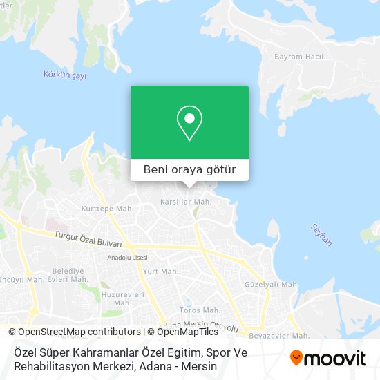 Özel Süper Kahramanlar Özel Egitim, Spor Ve Rehabilitasyon Merkezi harita