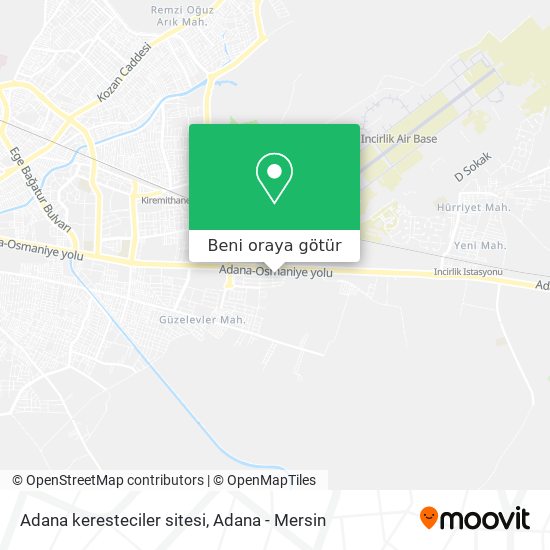 Adana keresteciler sitesi harita