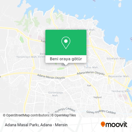 Adana Masal Parkı harita