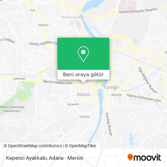 Kepenci Ayakkabı harita
