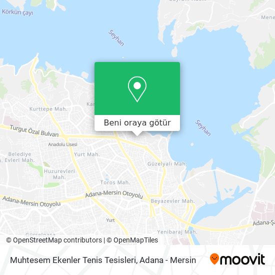 Muhtesem Ekenler Tenis Tesisleri harita