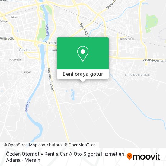 Özden Otomotiv Rent a Car // Oto Sigorta Hizmetleri harita