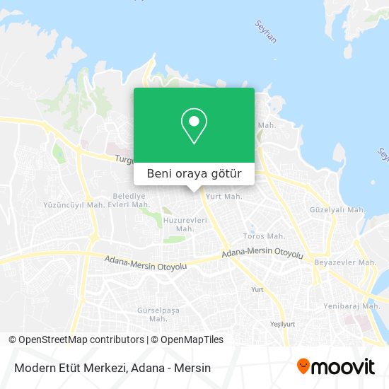 Modern Etüt Merkezi harita