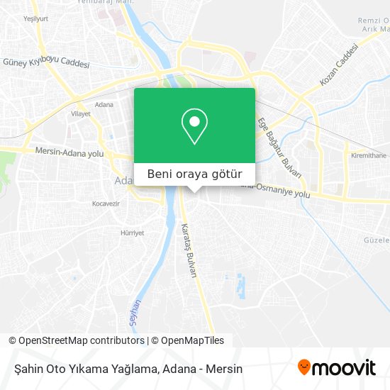 Şahin Oto Yıkama Yağlama harita