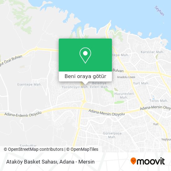 Ataköy Basket Sahası harita
