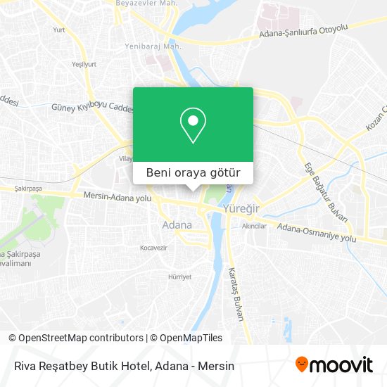 Riva Reşatbey Butik Hotel harita