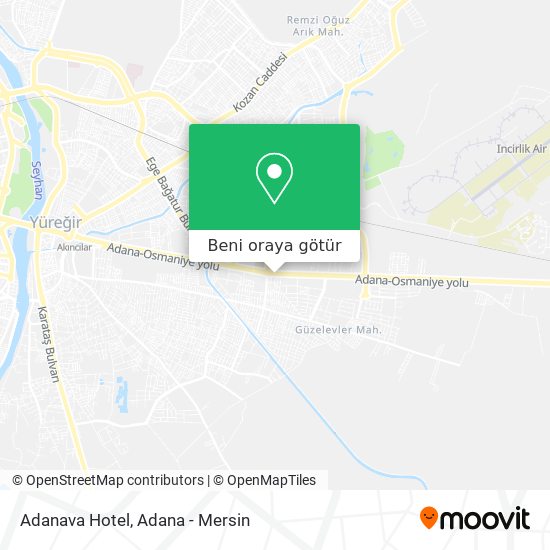 Adanava Hotel harita