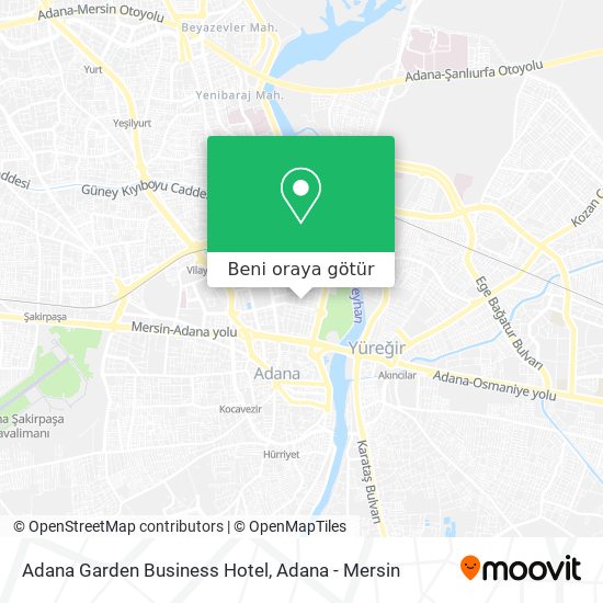 Adana Garden Business Hotel harita
