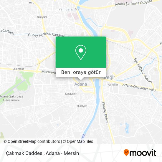 Çakmak Caddesi harita