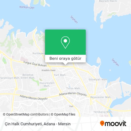 Çin Halk Cumhuriyeti harita