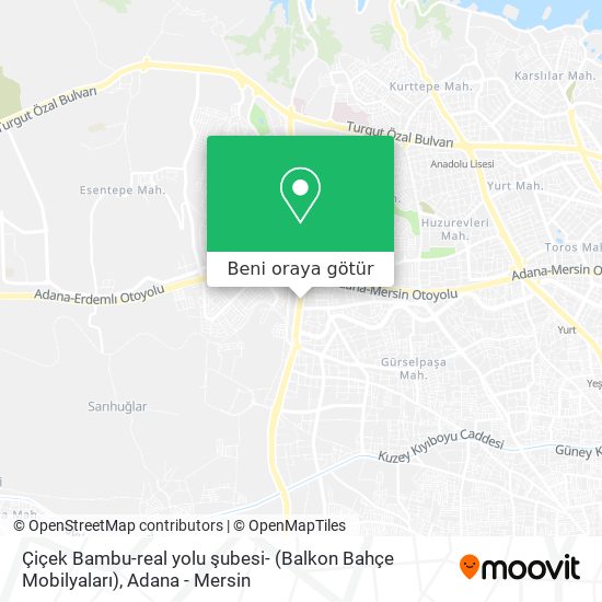 Çiçek Bambu-real yolu şubesi- (Balkon Bahçe Mobilyaları) harita