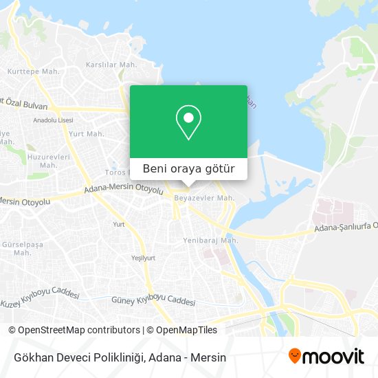 Gökhan Deveci Polikliniği harita