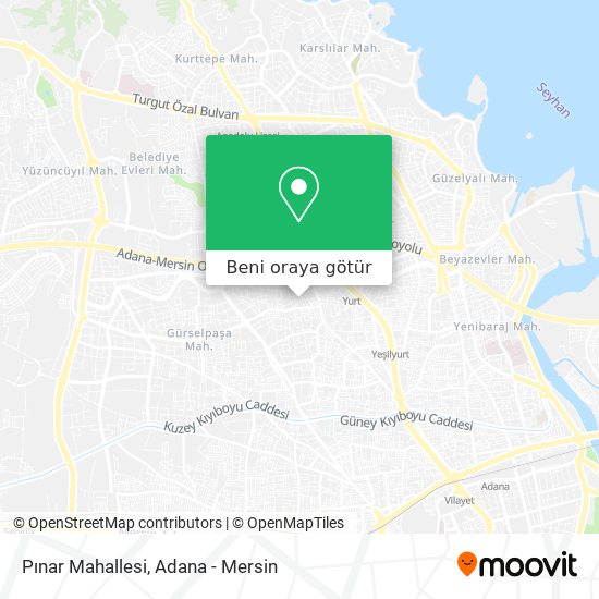 Pınar Mahallesi harita