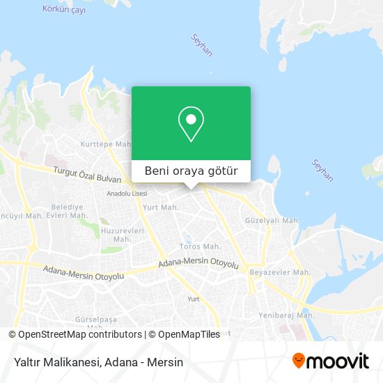 Yaltır Malikanesi harita