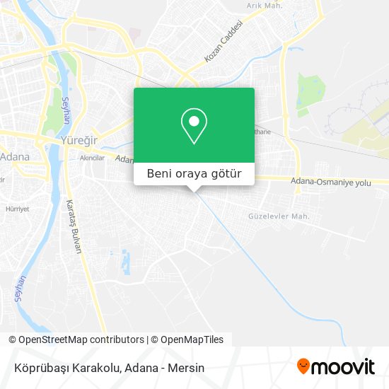 Köprübaşı Karakolu harita