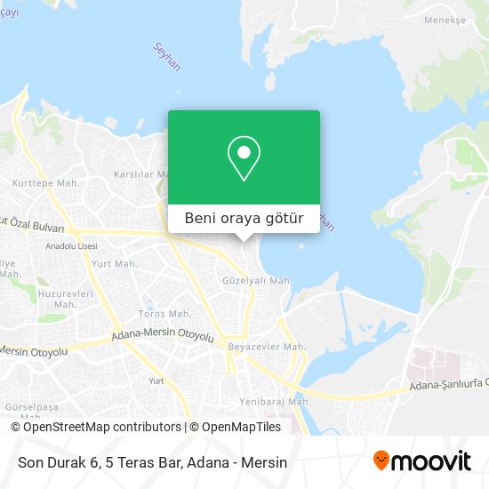 Son Durak 6, 5 Teras Bar harita