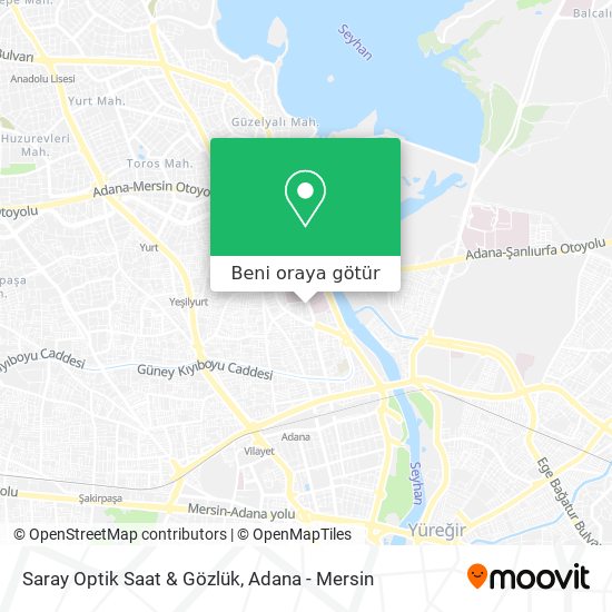 Saray Optik Saat & Gözlük harita