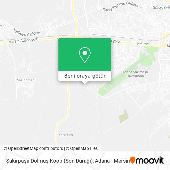 Şakirpaşa Dolmuş Koop (Son Durağı) harita