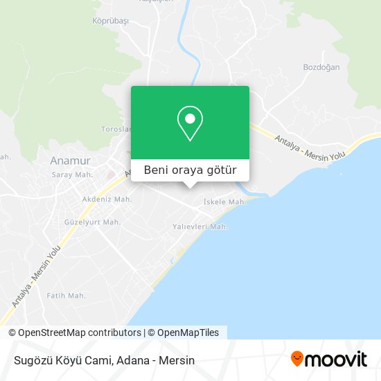 Sugözü Köyü Cami harita