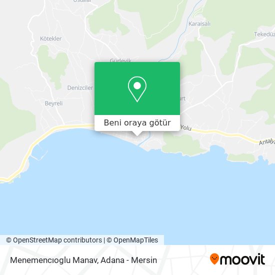 Menemencıoglu Manav harita