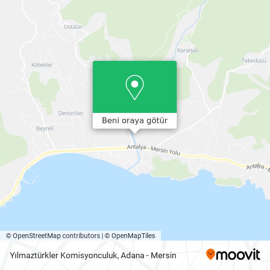 Yılmaztürkler Komisyonculuk harita
