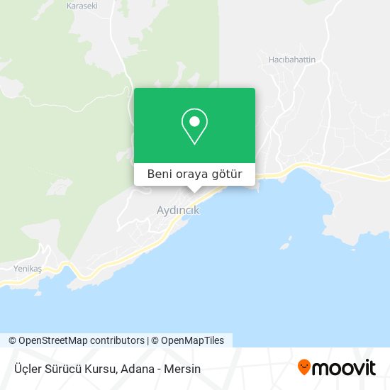 Üçler Sürücü Kursu harita