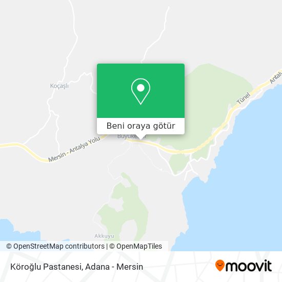 Köroğlu Pastanesi harita