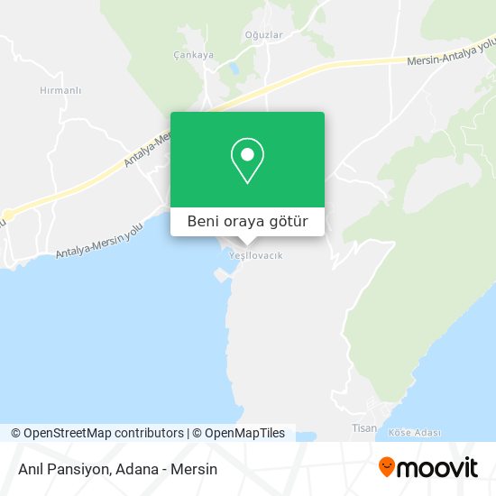 Anıl Pansiyon harita
