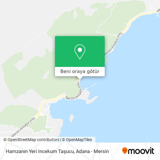 Hamzanın Yeri Incekum Taşucu harita