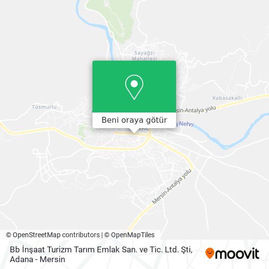Bb İnşaat Turizm Tarım Emlak San. ve Tic. Ltd. Şti harita