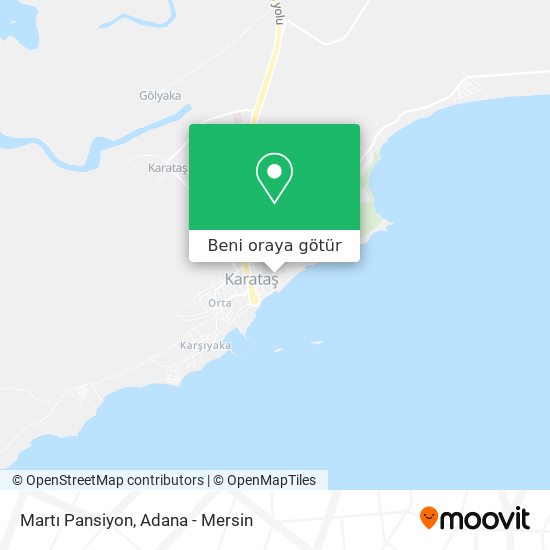 Martı Pansiyon harita