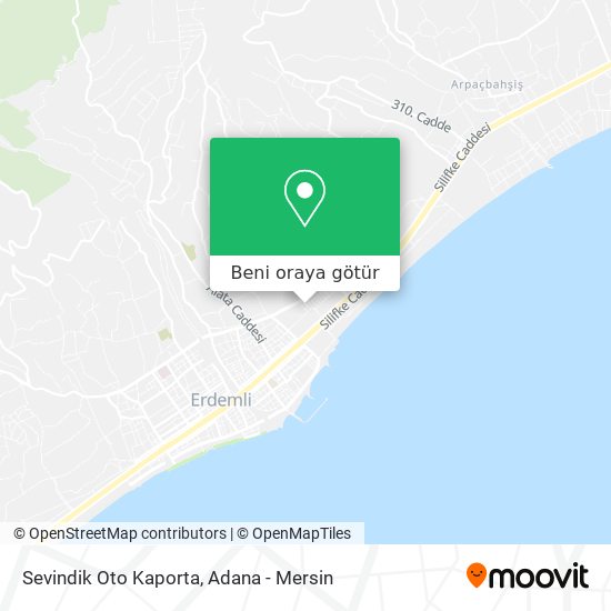 Sevindik Oto Kaporta harita