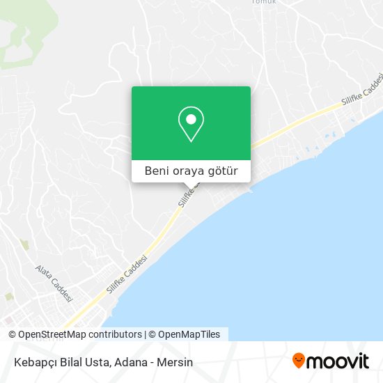 Kebapçı Bilal Usta harita