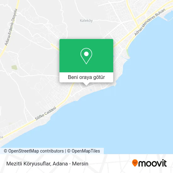 Mezitli Köryusuflar harita