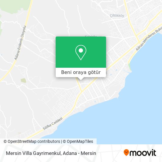 Mersin Villa Gayrimenkul harita