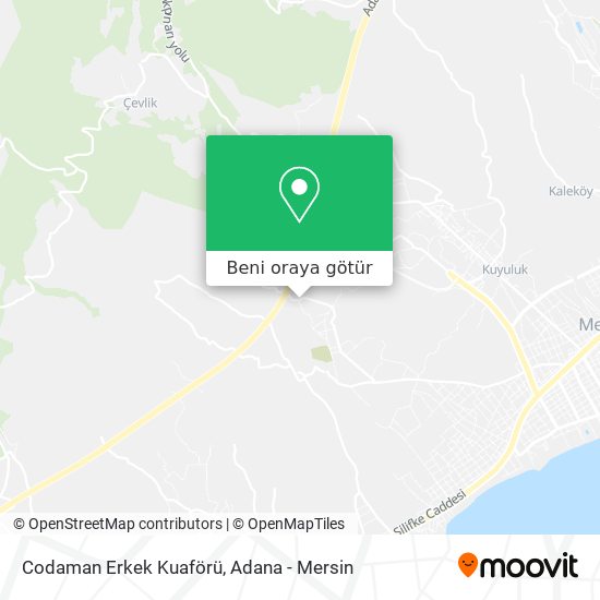 Codaman Erkek Kuaförü harita