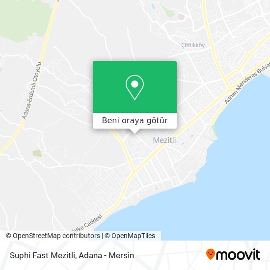 Suphi Fast Mezitli harita