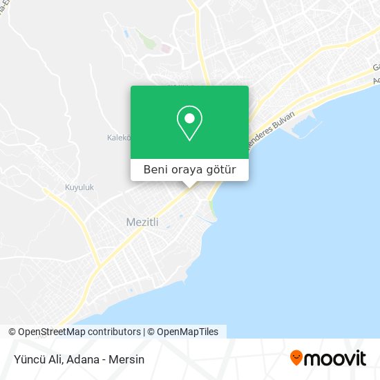 Yüncü Ali harita