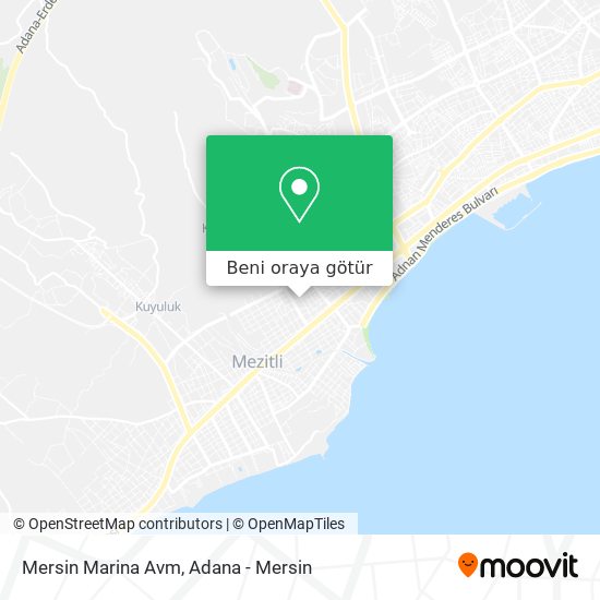 Mersin Marina Avm harita