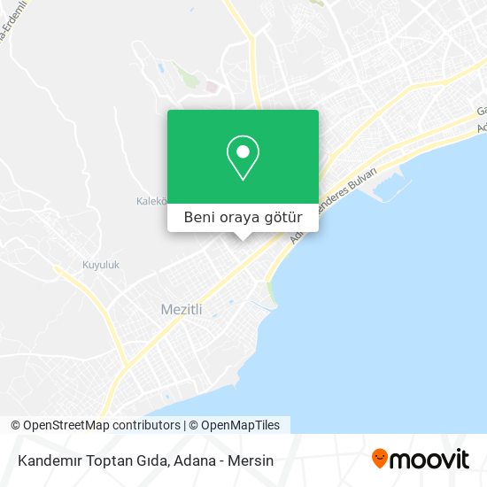 Kandemır Toptan Gıda harita
