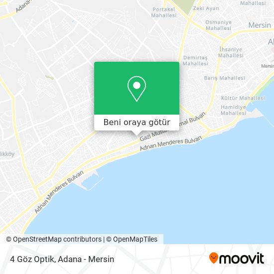 4 Göz Optik harita